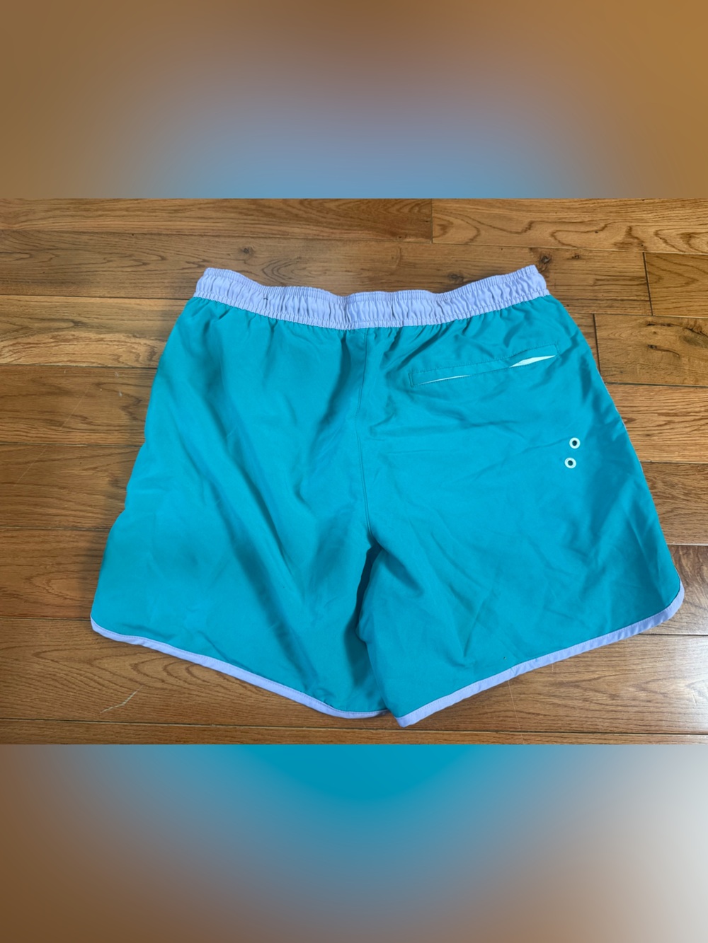 American Eagle Men’s Lined Retro Style Swim Trunks - Picture 2 of 6